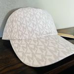 Michael Kors White MK Logo Monogram Strap Back Baseball Cap/Hat. NWT. Photo 2