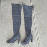 Stuart Weitzman  highland dark grey suede boots 8.5 Photo 9