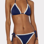 Milly  Cabana Solid Bikini Set Photo 0