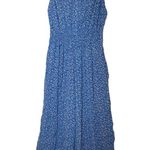 Abercrombie & Fitch Womens Blue Pink White Floral Print Viscose Jumpsuit Size XS Photo 1