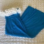 Camila Coelho Delphi Blue Lace Rosettes Maxi Dress Photo 0