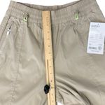 Athleta  Beige Khaki Cascade High Rise Cargo Poplin Pants size XXS 2XS NEW Tags Photo 7