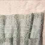 Gianni Bini Sleeveless Lace Midi Dress Tiered Skirt Deep V Mint Green Size 4 New Photo 7