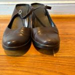 Dansko Block Heel Mary Jane Slip On Platform Brown Leather Womens EUR 39 US 8.5 Photo 1