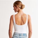 Abercrombie & Fitch Abercrombie Seamless Rib Fabric Scoopneck Bodysuit Green Small Photo 1