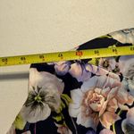 White House | Black Market WHBM Floral Halter Fairy Sleeveless Summer Boho Flowing Tank Top Blouse Medium Photo 5