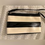 Kate Spade  Penn Valley Amy Crossbody Patent Black White Stripe Photo 3