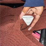 Bottega Veneta New  Ribbed Knit Mini Dress in Rust Brown Photo 11