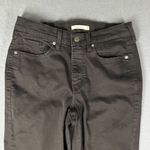 Levi's  Womens 8 Black Classic Straight Mid Rise Denim Jeans Flat Front Pockets Photo 2