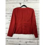 David Warren New York Red Textured Blazer Elegant Professional Wear Size 12 Photo 7