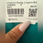 Lululemon Energy Longline Bra *Medium Support, B–D Cups Photo 5