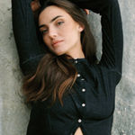 Goldie  Chloe Cardigan Double-Layer Cotton Jersey Knit Black Size Xs Photo 0