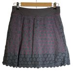 Title Nine Title Nine Nimblene Illusion Skort Gray Pink Laser Cut TN-150977 Size Small Photo 0