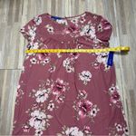 Apt. 9  Pink Short Sleeve Floral Sleep Dress with Sheer Shoulders NWT, Size XL Photo 1