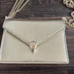 BVLGARI NWT Womens Gold Serpenti Forever Leather Shoulder Bag Photo 5