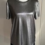 BB Dakota New by Steve Madden NEVER METAL FOR LESS Dressy Metallic T-Shirts Photo 0