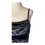 NBD  Corset Women Medium Black Satin Cropped Top Sleeveless Party Whimsigoth Sexy Photo 3