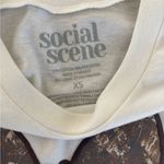 White Crop Top with Bow Design Size XS Photo 2