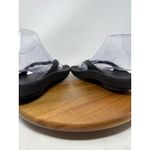 Oofos Ooahh Luxe Slide Sandals Black Recovery Comfort Flip Flop‎ Women's Size 8 Photo 6