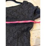 Moda  International Black Knit Lace Mini Dress Size Small Photo 5