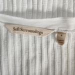 Soft Surroundings  Button Front Cotton Tank Top White Y2K Feminine, S Photo 7