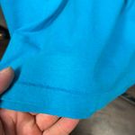 Vintage 1991 Teal Blue Wraparound Graphic Nature Frog Art tee Large L Single Photo 7