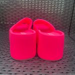 Olivia Miller Uproar Wedge Sandals Slip on Open Toe Platform Slides Pink Sz 7 Photo 6