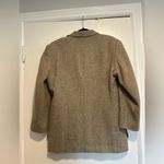 Calvin Klein VTG 90s/ Y2K Small Exposed Beige Stitch Wool Blazer. Button Lined. Photo 1