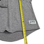 PINK - Victoria's Secret Pink Angels Baseball Sparkle Hooded Sweatshirt Grey Red & White Women's Size XS Photo 9