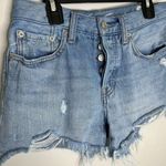 Free People Distressed Jean Shorts Size 25 Photo 2