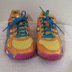 ASICS  Womens Size 9 Gel Flashpoint Running Shoes Orange Pink Blue Lace Up Photo 0