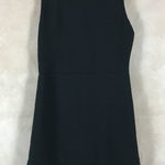 Caution to the Wind Black Mockneck Textured Sleeveless Dress SMALL Photo 0