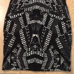 H&M B16 Womens  Black and White Bodycon Mini Dress size Small Photo 2