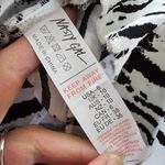 Nasty Gal White & Black Herd The News Zebra Print Wrap Mini Skirt Size 6 Photo 9