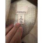 H&M Mohair wool blend collared top size S beige cream henley preppy minimalist Photo 1