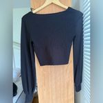 Urban Outfitters  Black V-Neck Long Sleeve Photo 1