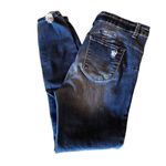 Wax Jean Wax Jeans Butt I Love You Stretch Distressed Denim Skinny Sz 15 Med Wash Hi-Rise Photo 5