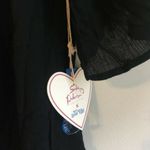 NWT Sadie Robinson small off the shoulder black cr Photo 2