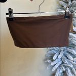 SKIMS NWT  Fits Everybody Bandeau Crop Cocoa Brown Size XS Photo 2