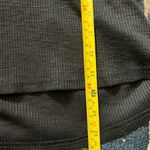 Flamingo Urban Black Fitted Sleeveless Tank Top Mini Dress SZ M 1/4 Button Blue Size M Photo 8