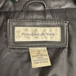 Preston & York 4/$100 Vintage  Lambskin Black Leather Jacket Photo 8