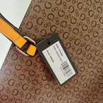 Guess Women's Signature Tote Shoulder Bag- Brown Golden Yellow Photo 1