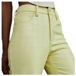 Good American  Better Than Leather Good Icon Key Lime Textured Faux Leather Pants Photo 3