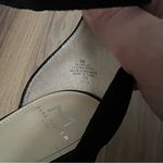 Marc Fisher LTD Black Suede Block Heel Sandals Size 8M Photo 3