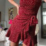 Princess Polly Polka Dot Wrap Dress Photo 0