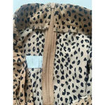 Mittoshop Animal Cheetah Print Ruffled Hem High Waisted Shorts Side Zip Size Small Photo 7