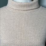 CALIA by Carrie Underwood Beige Cream peach Small Cozy Waffle Knit Sweatshirt Orange Photo 5