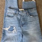 Madewell  Classic Straight Jeans in Corrie Wash: Step-Hem Edition Photo 6