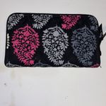 Vera Bradley  QUILTED WALLET/CLUTCH
BLACK PINK SHADES OF GRAY Photo 1