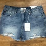 NWT KanCan Distressed Blue Jean Shorts Size 30 Photo 0